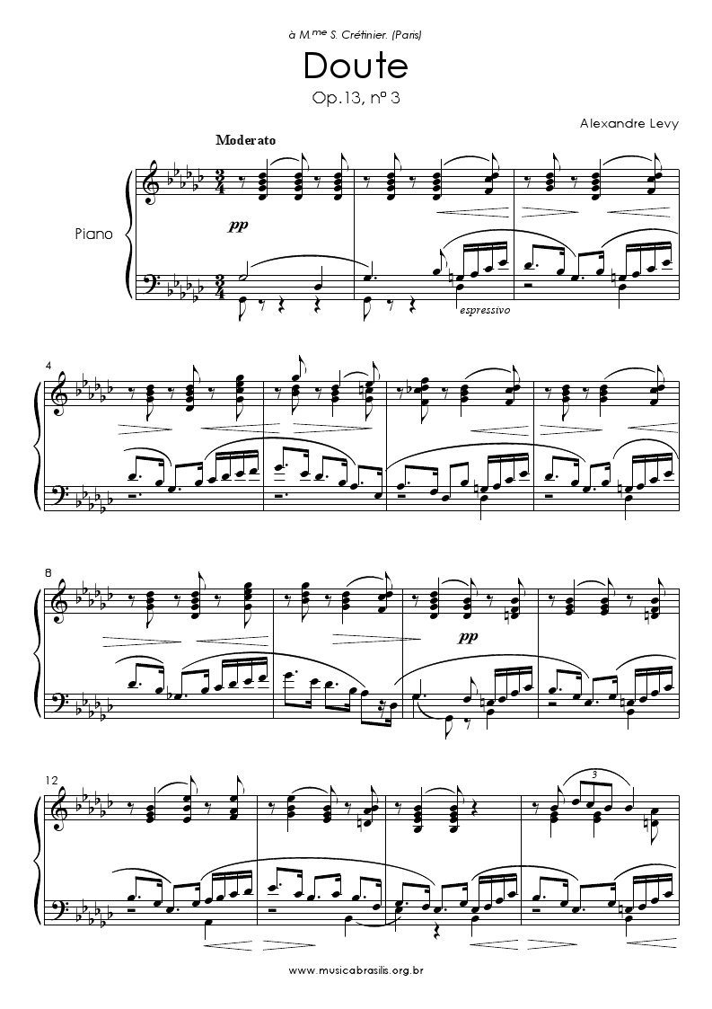 Doute Op. 13 nº 3