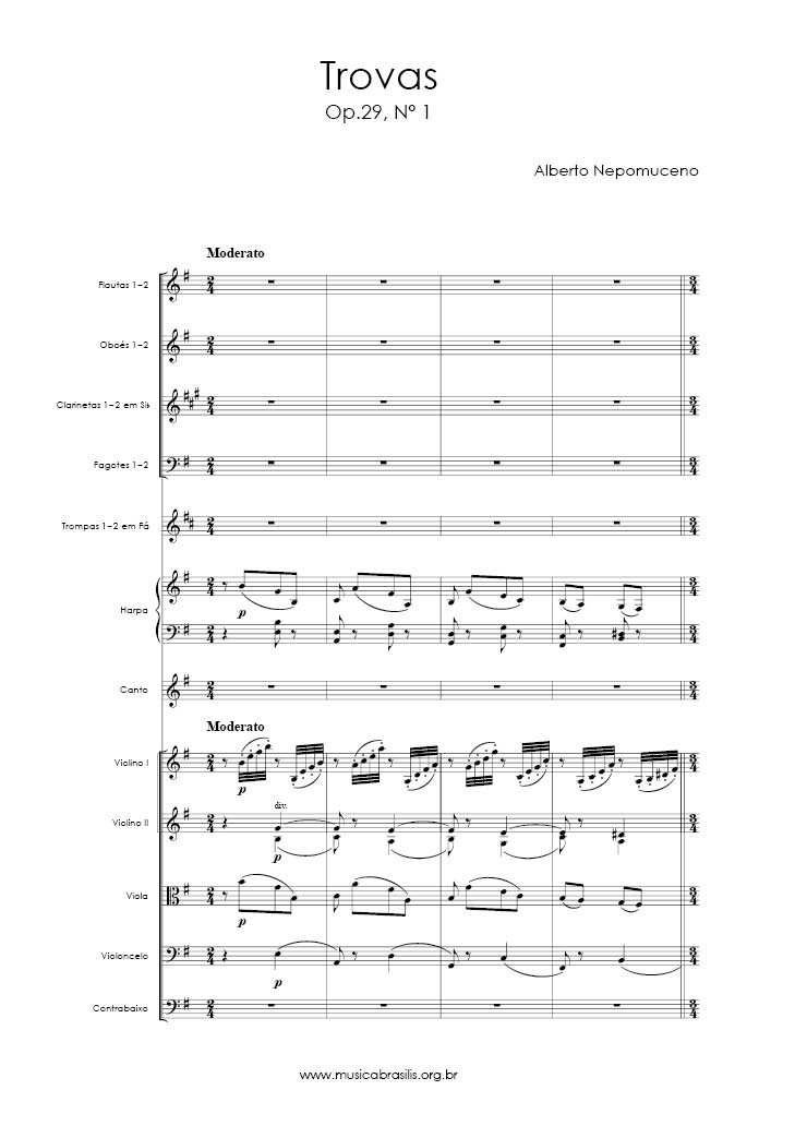 Trovas opus 29 nº1, nº2