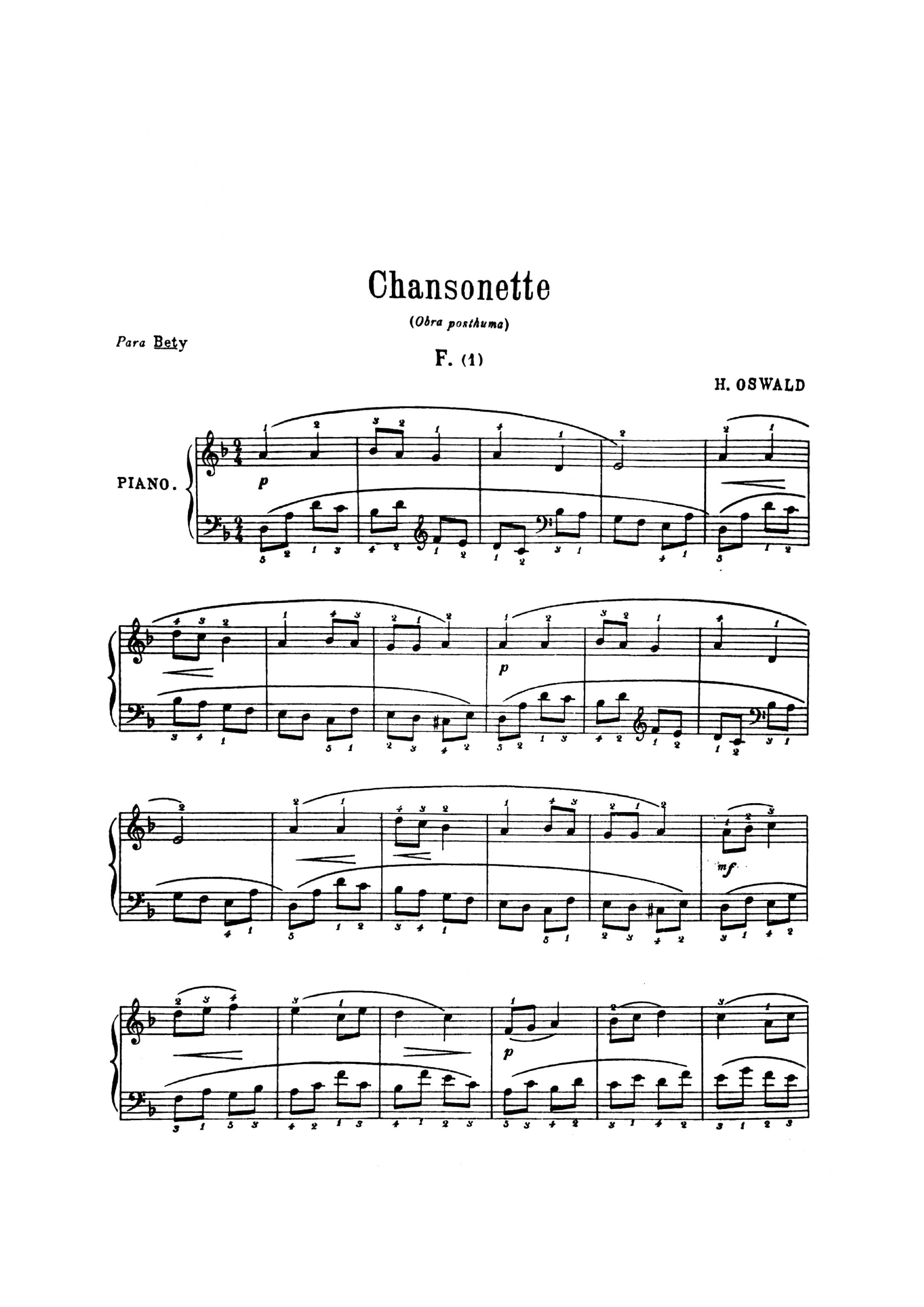 Chansonette