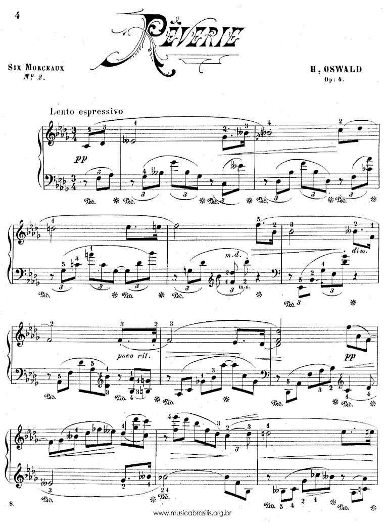 Rêverie Op. 4, nº 2