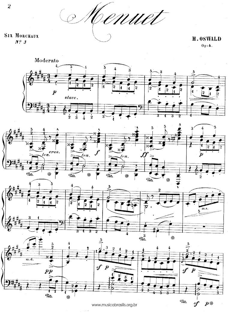 Menuet Op. 4, nº 3