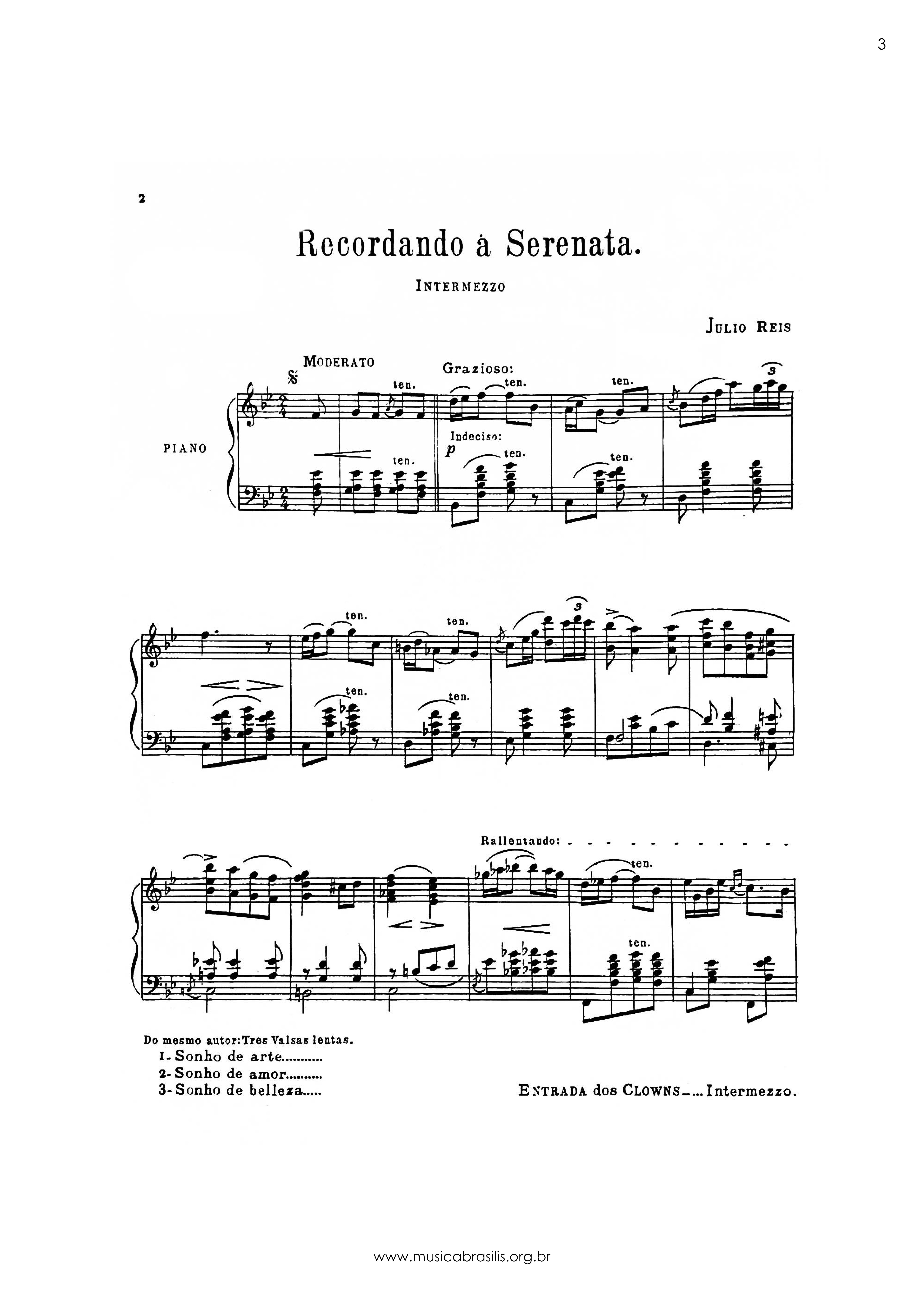 Recordando a serenata