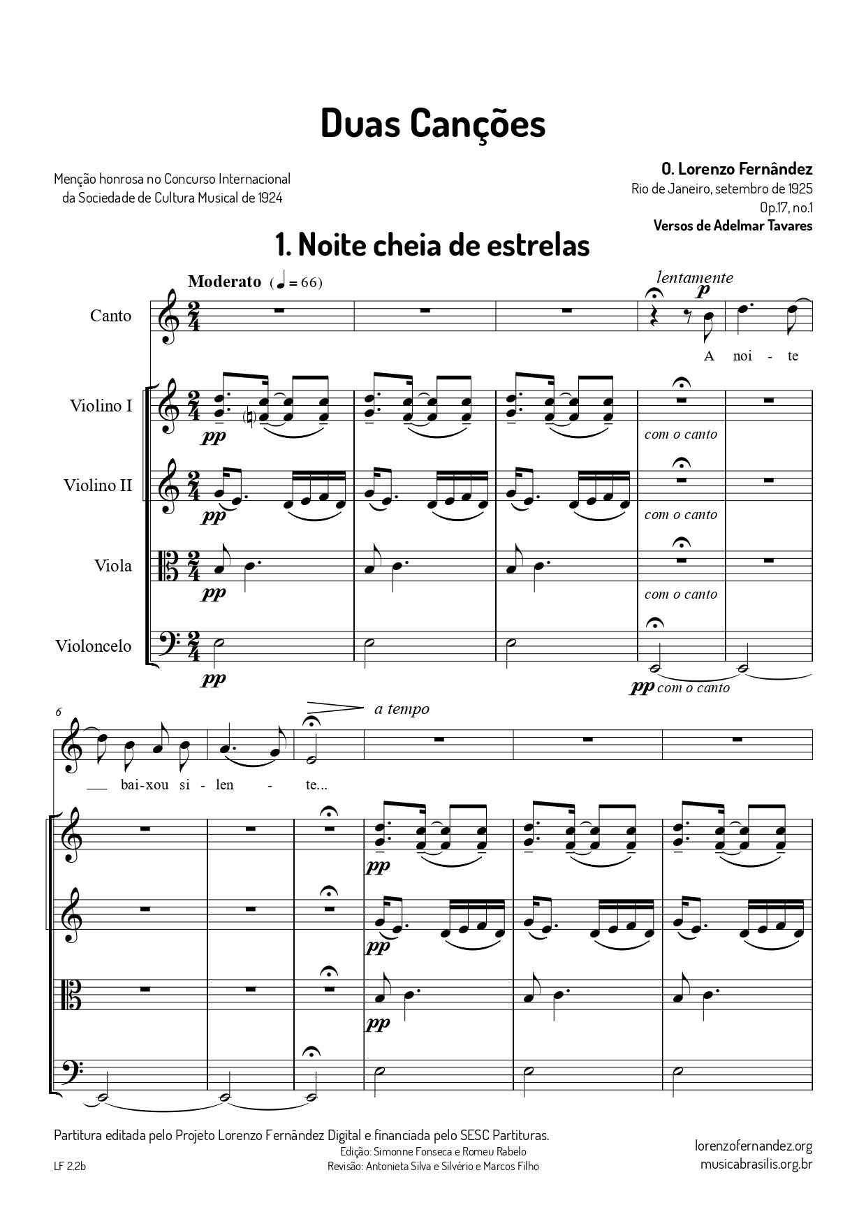 Duas canções op.17